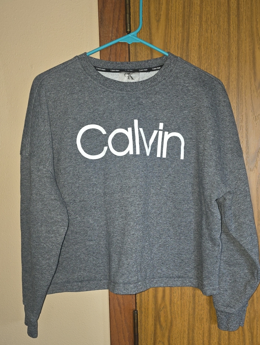Calvin Klein Gray Logo Sweatshirt